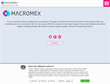 Tablet Screenshot of macromex.com